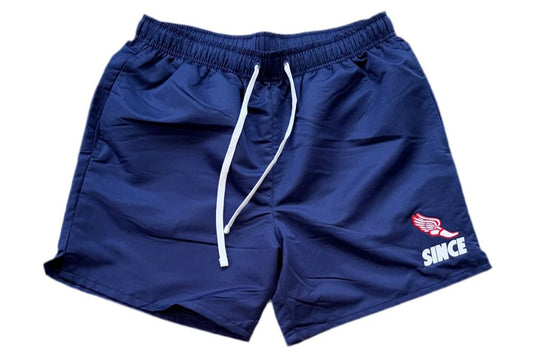 Navy Running Shorts (Above The Knee)