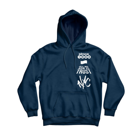 Navy Since Lineup Hoody