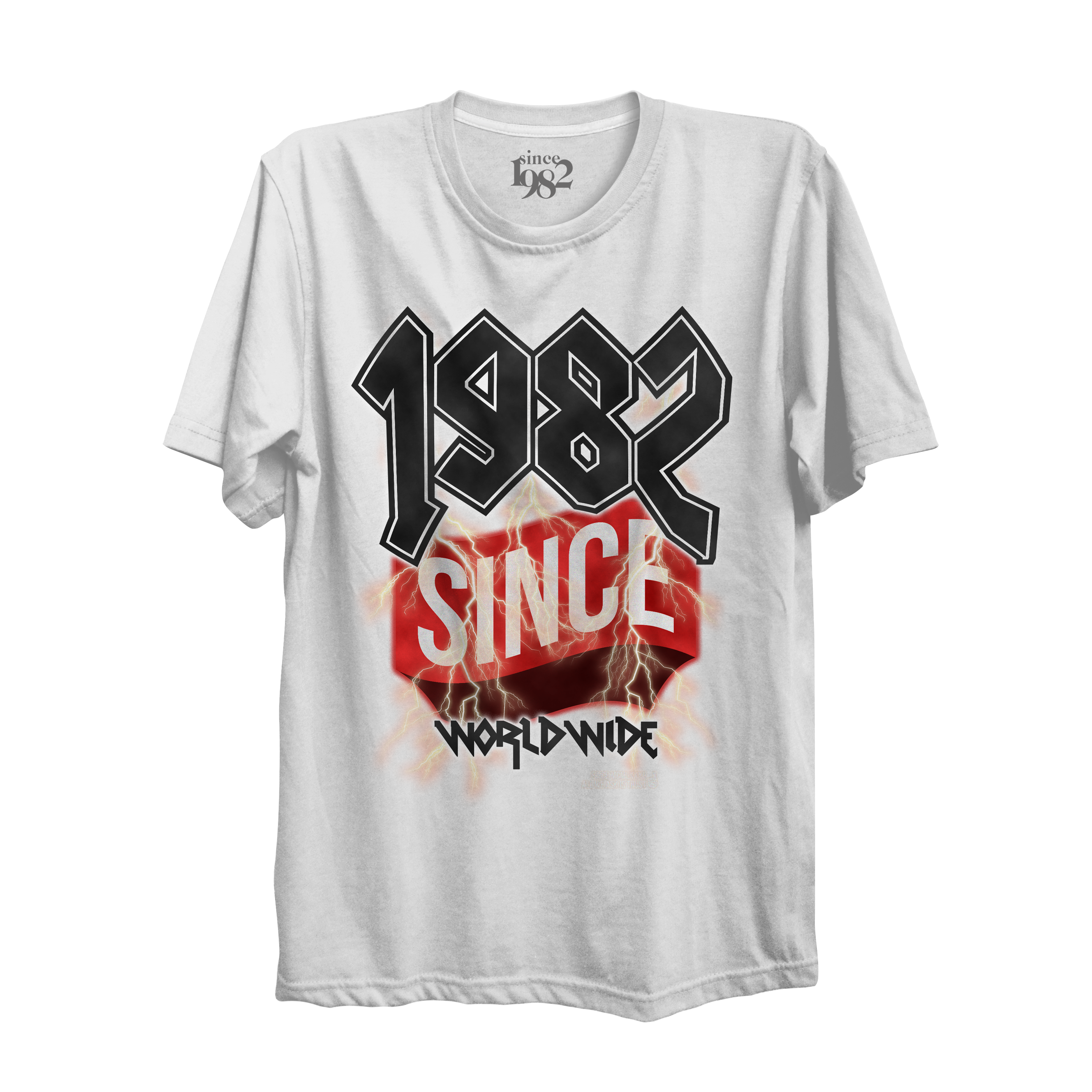 White 1982 Rock ⭐️ Tee