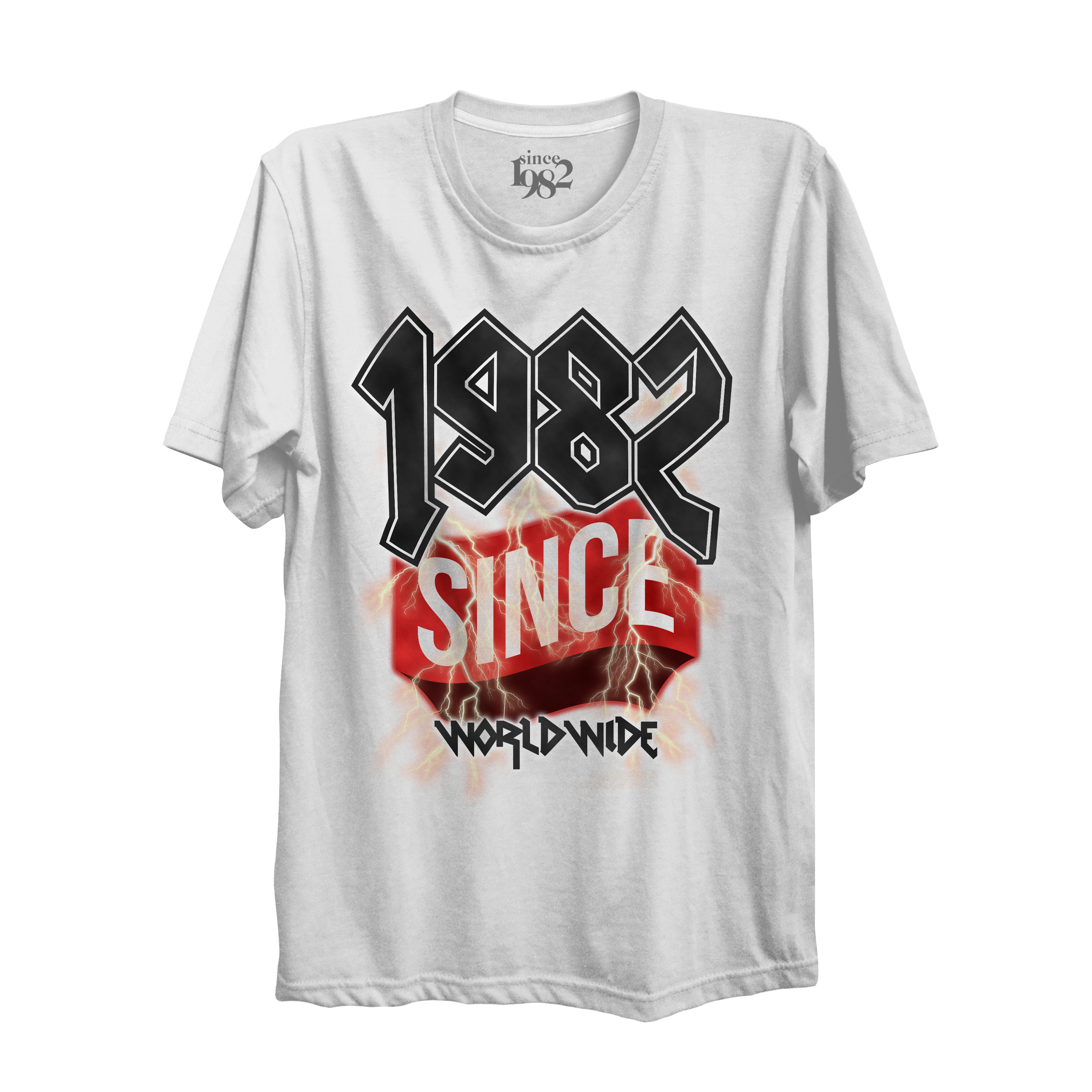 White 1982 Rock ⭐️  Tee