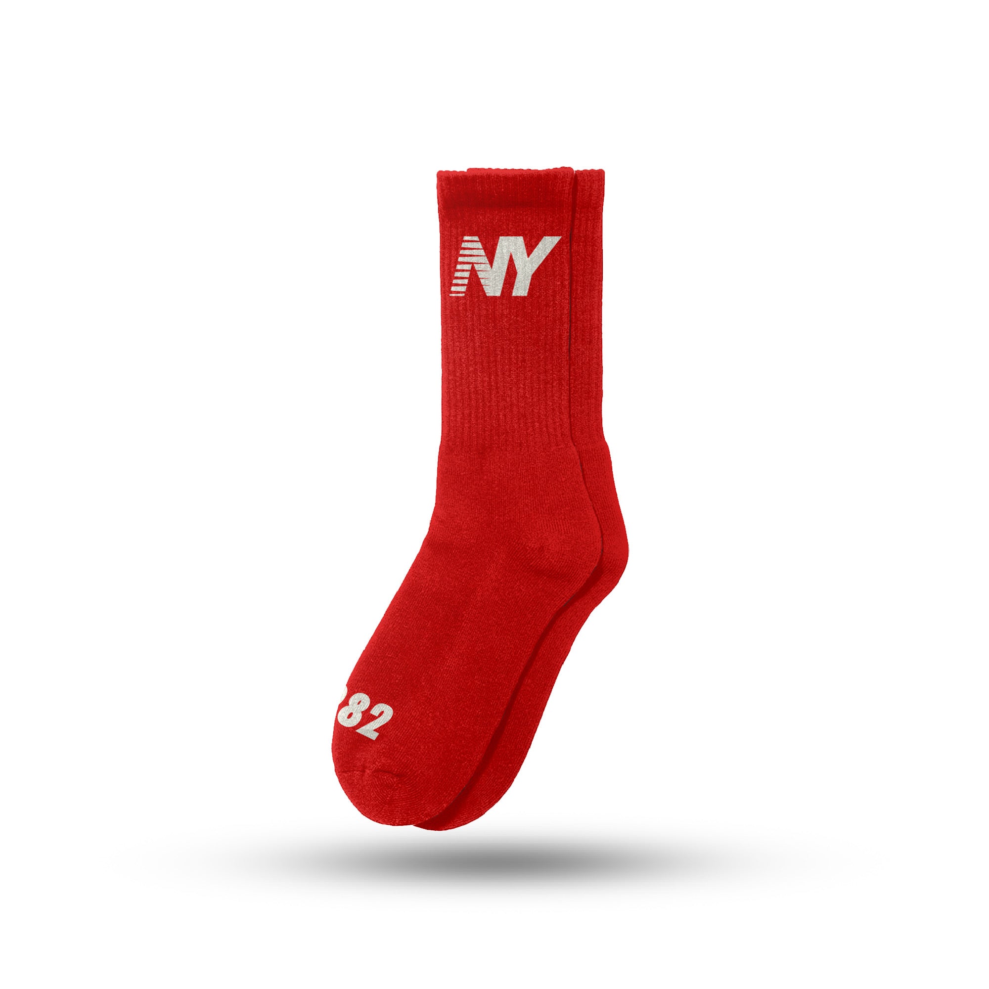 Red NY Balance Socks