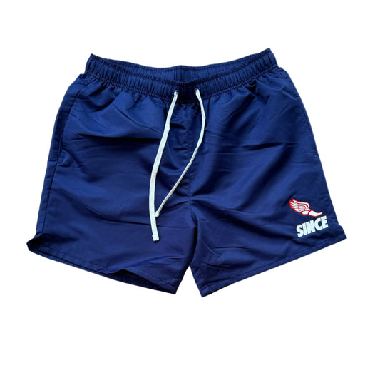 Navy Running Shorts (Above The Knee)
