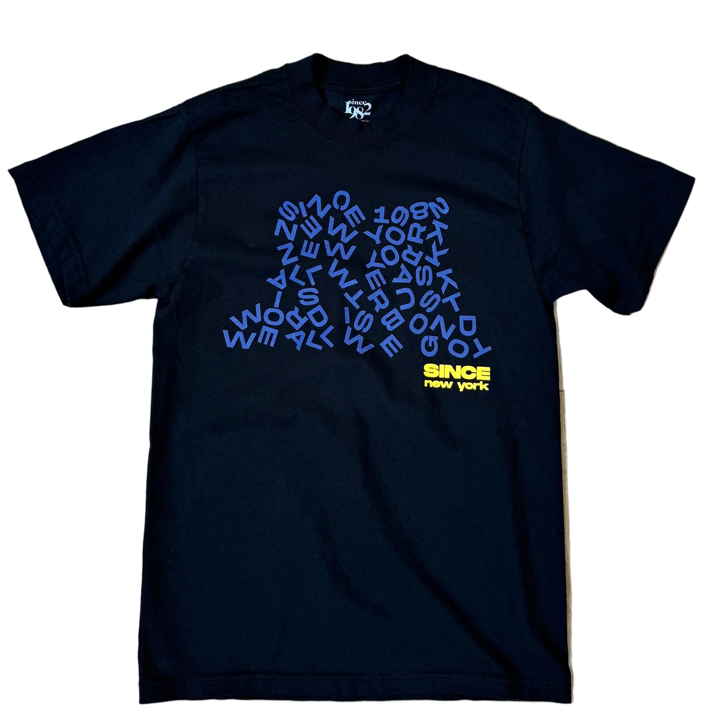 Blk Garment Dyed Scramble Tee