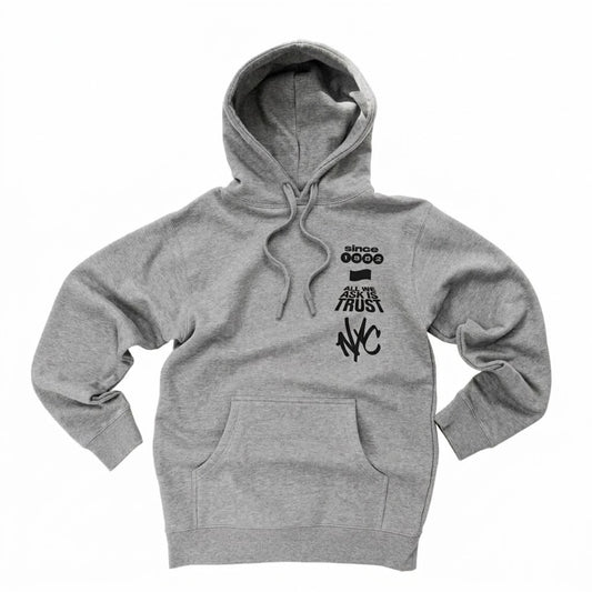 Heather Grey Since Lineup Hoody