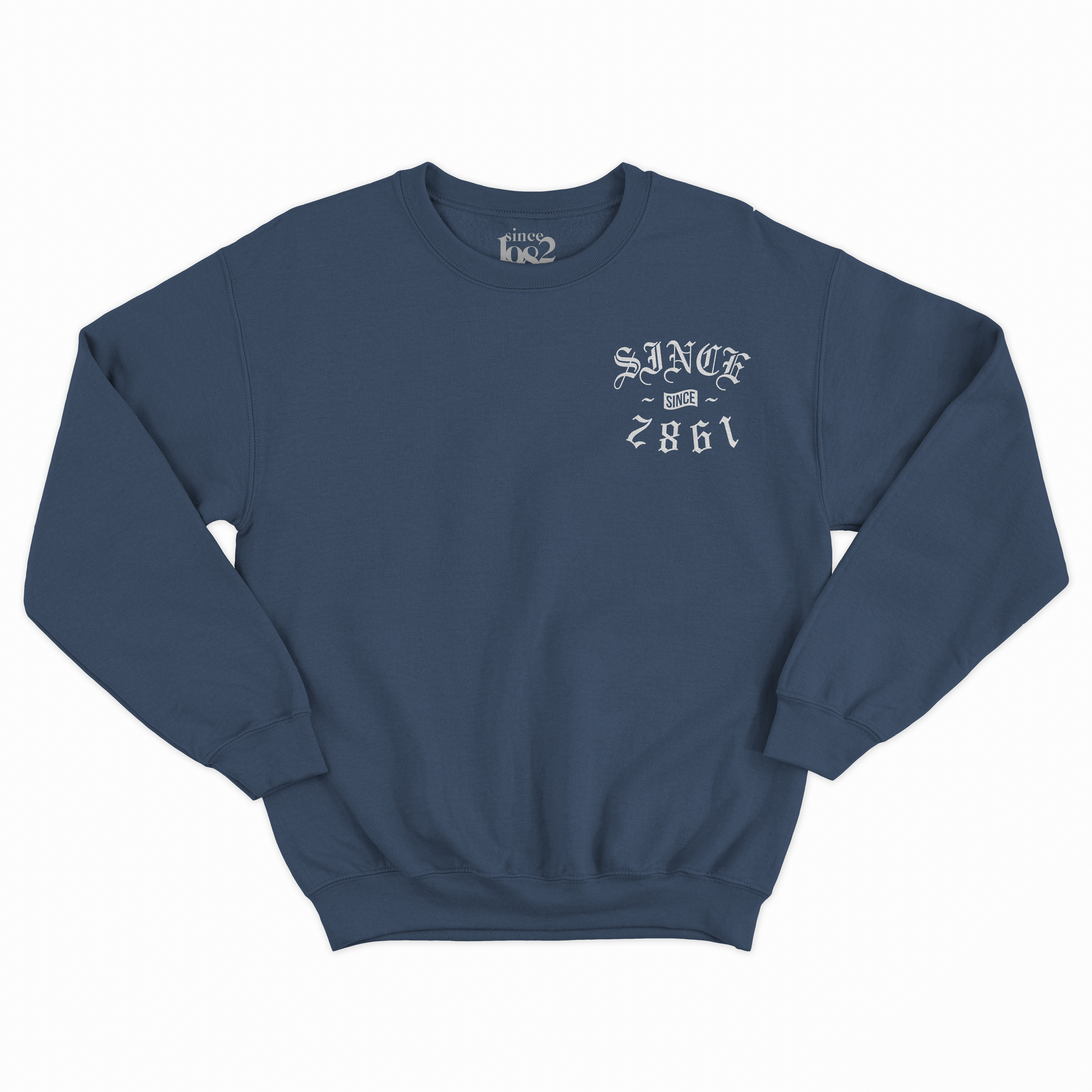 【関税&送料込】Stone  Dark Blue Cotton Sweatshirt Stone Island - Logo-Appliquéd Garment-Dyed Organic Cotton
