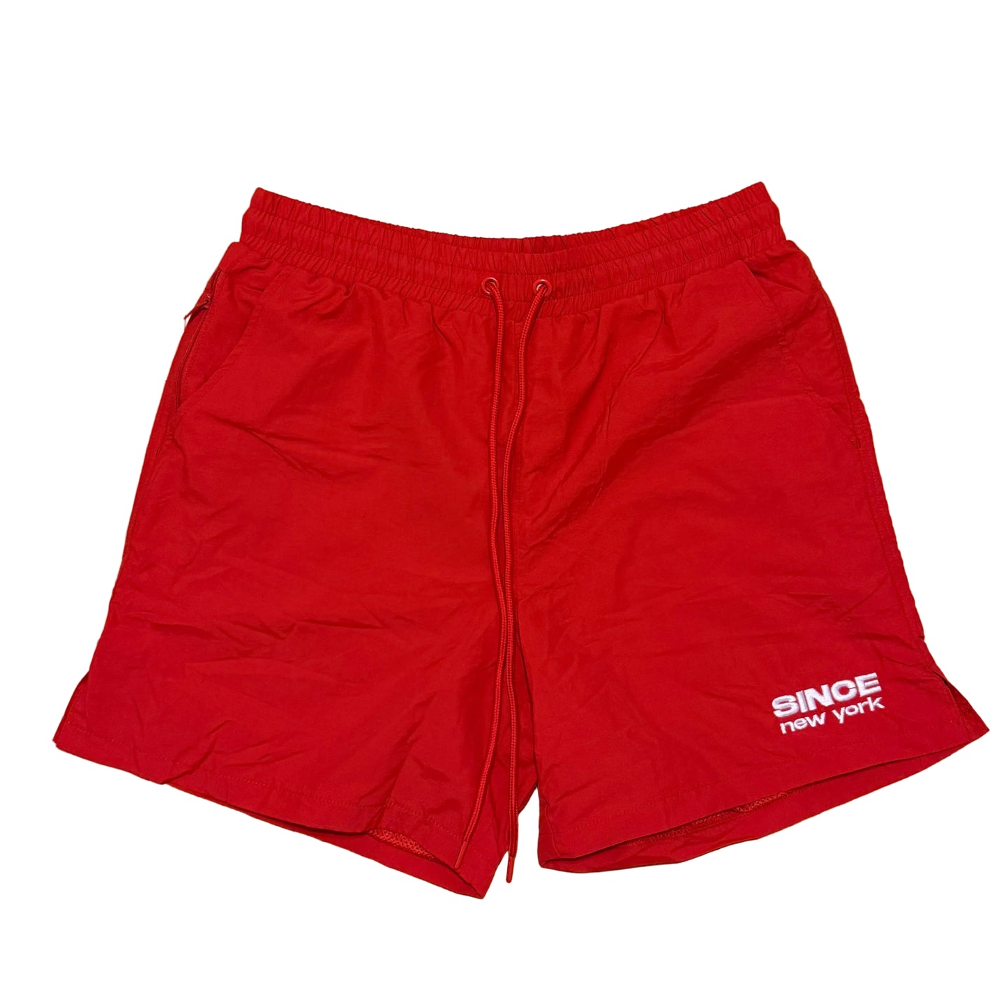 Red Katonah Nylon Shorts