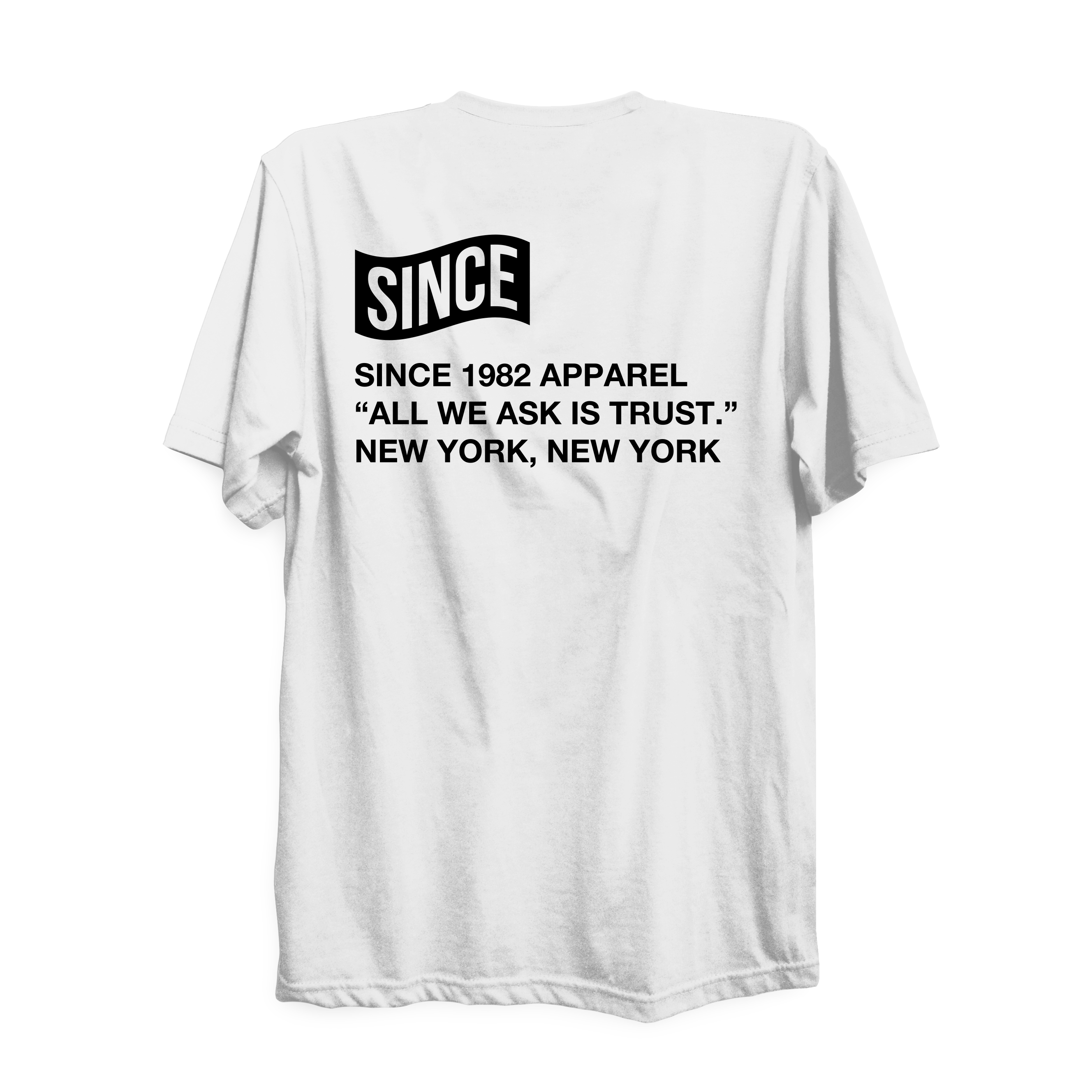 White x Black Since Info Tee